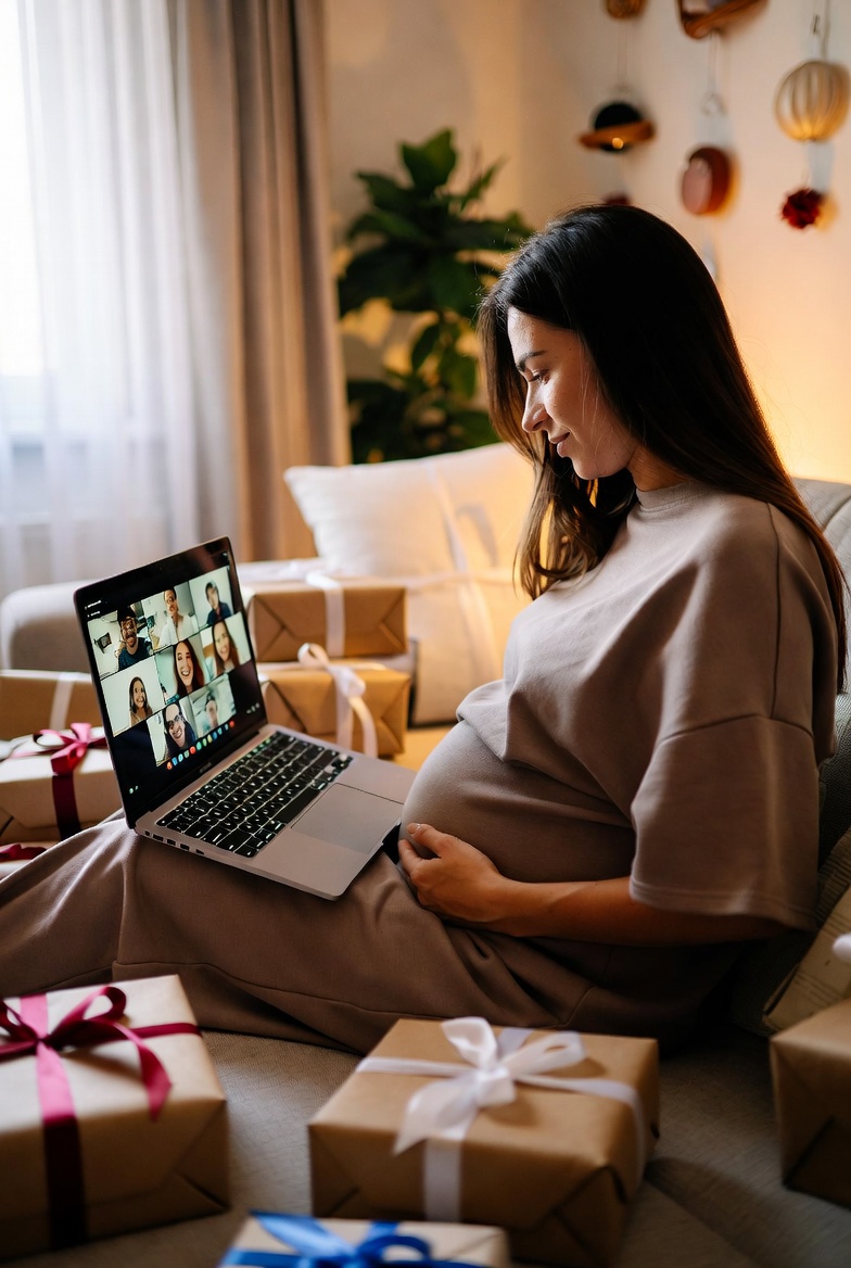 Virtual baby shower: πώς λειτουργεί και πότε έχει νόημα